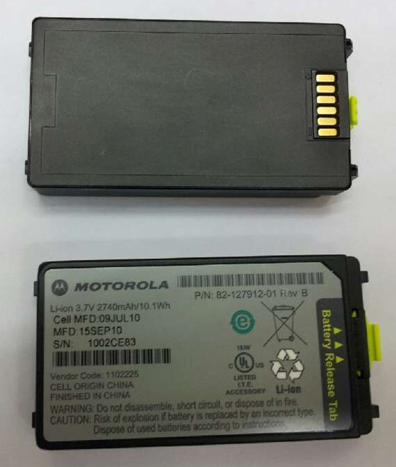 Symbol MC3090 MC3000 3100 3190G/R Battery 2740mAh 82-127912-01 - Click Image to Close